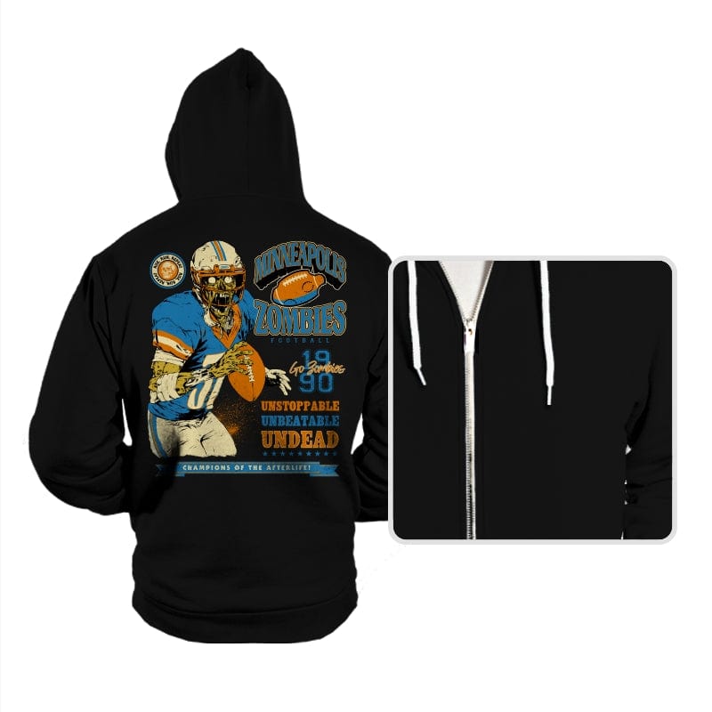 Go Zombies Go!  - Hoodies Hoodies RIPT Apparel Small / Black
