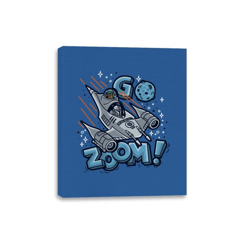 Go Zoom! - Canvas Wraps Canvas Wraps RIPT Apparel 8x10 / Royal