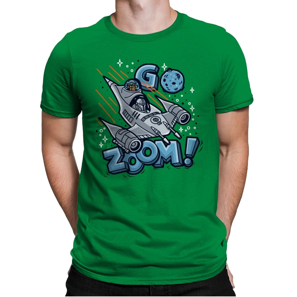 Go Zoom! - Mens Premium T-Shirts RIPT Apparel Small / Kelly
