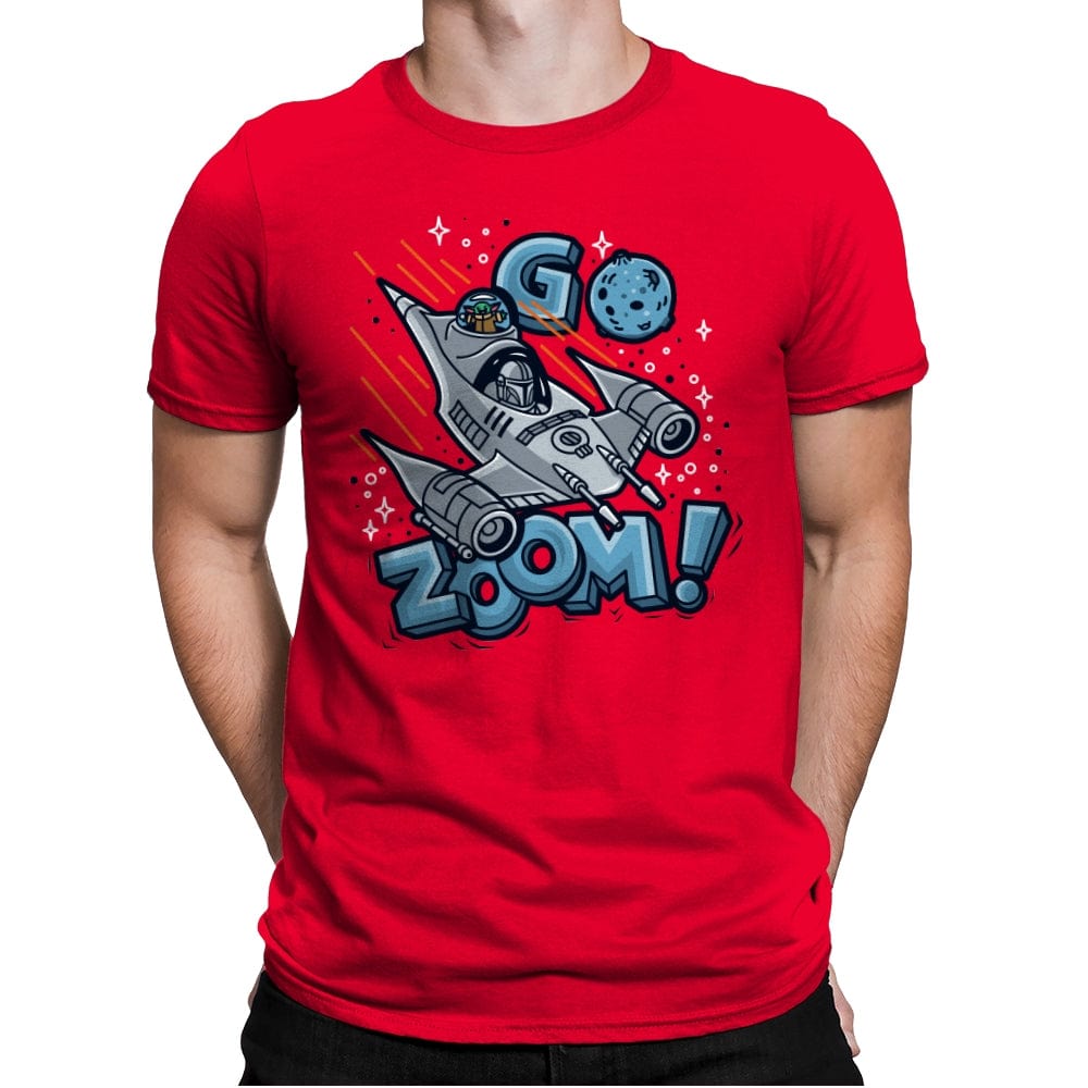 Go Zoom! - Mens Premium T-Shirts RIPT Apparel Small / Red