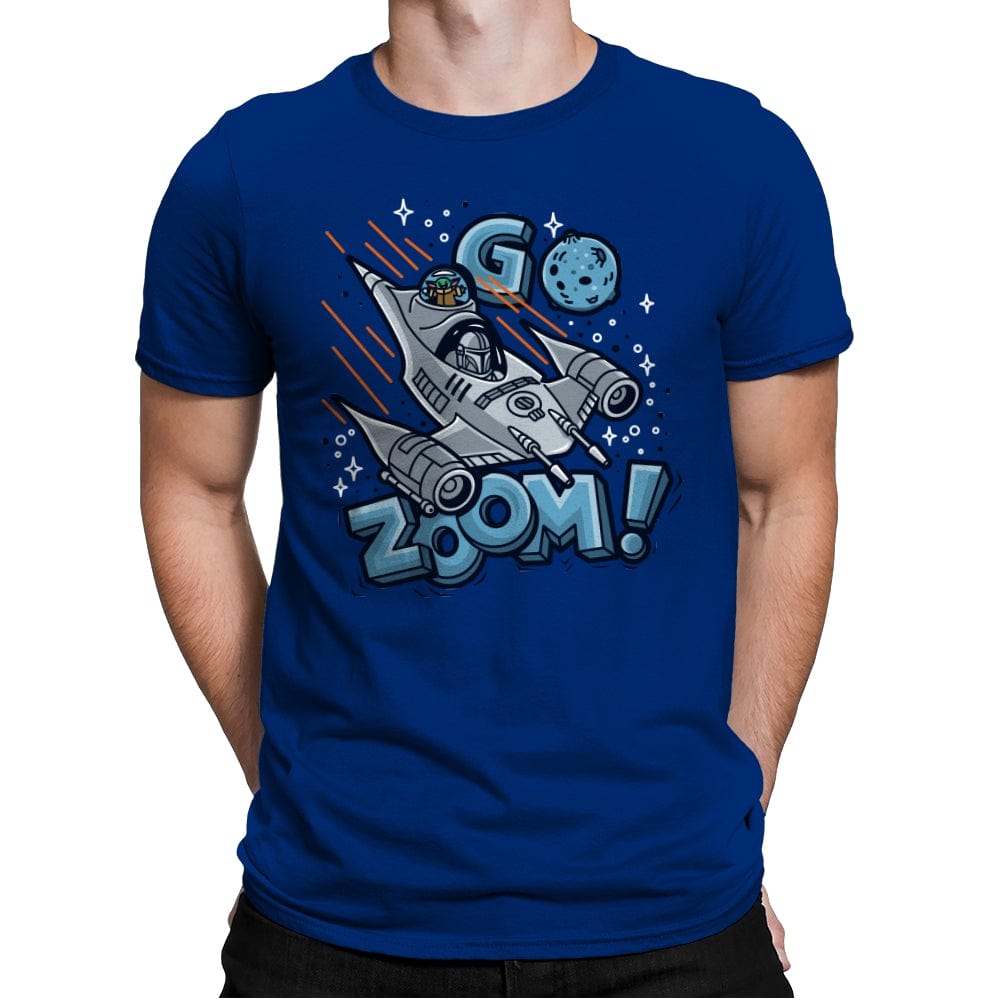 Go Zoom! - Mens Premium T-Shirts RIPT Apparel Small / Royal