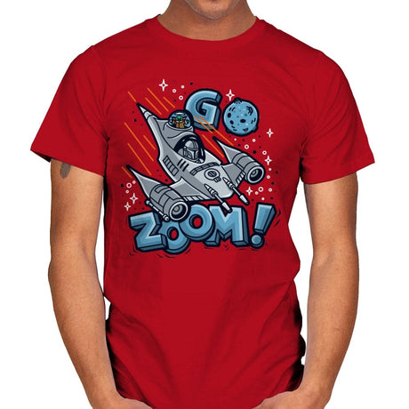 Go Zoom! - Mens T-Shirts RIPT Apparel Small / Red
