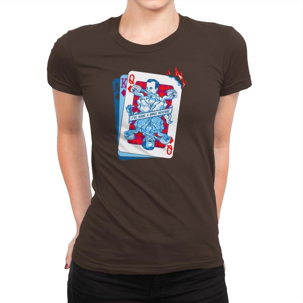 Gob of Diamonds Exclusive - Womens Premium T-Shirts RIPT Apparel Small / Dark Chocolate