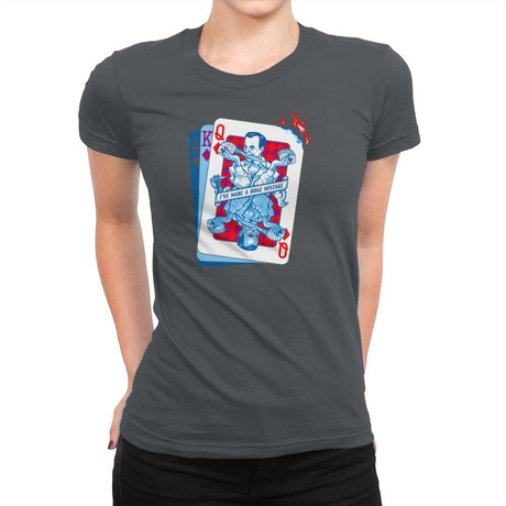 Gob of Diamonds Exclusive - Womens Premium T-Shirts RIPT Apparel Small / Heavy Metal