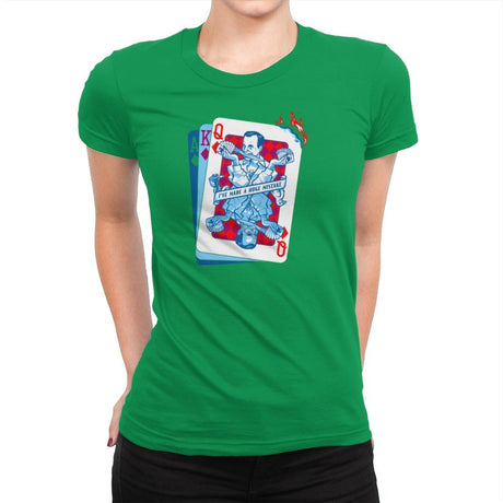 Gob of Diamonds Exclusive - Womens Premium T-Shirts RIPT Apparel Small / Kelly Green