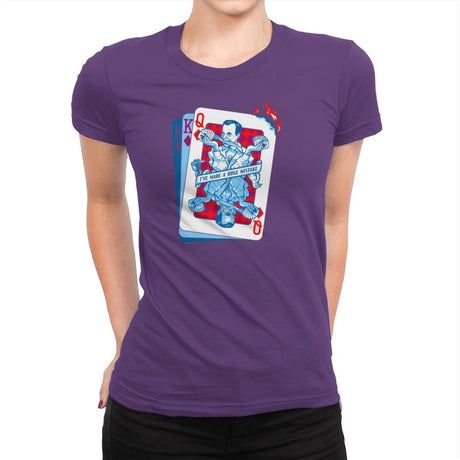 Gob of Diamonds Exclusive - Womens Premium T-Shirts RIPT Apparel Small / Purple Rush