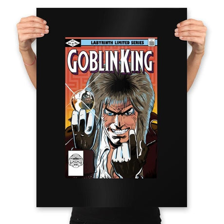 Goblin King - Prints Posters RIPT Apparel 18x24 / Black