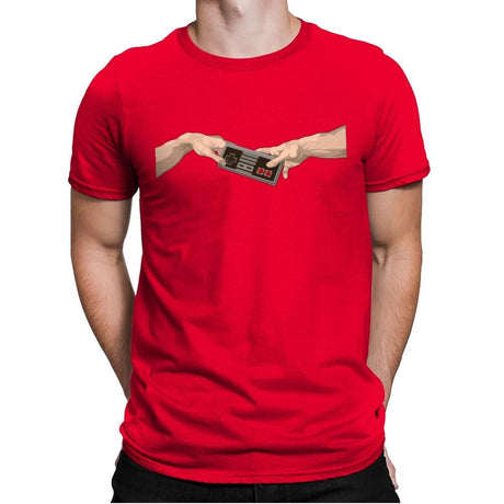 God Mode - Mens Premium T-Shirts RIPT Apparel Small / Red