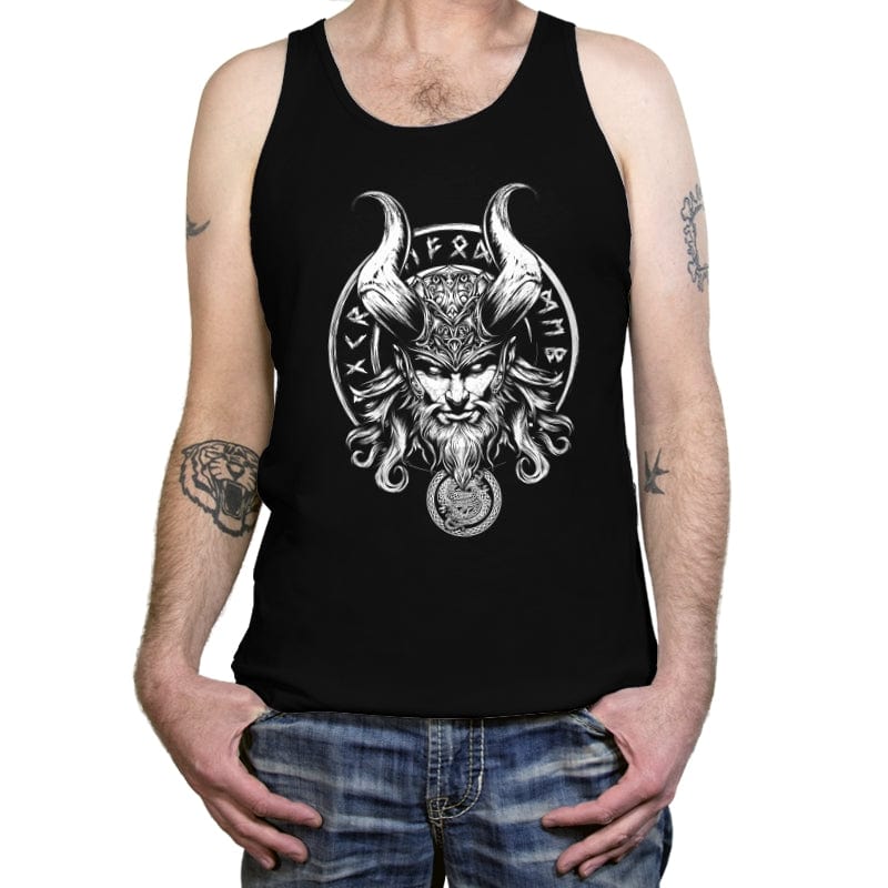 God of Mischief and Trickery - Tanktop Tanktop RIPT Apparel X-Small / Black