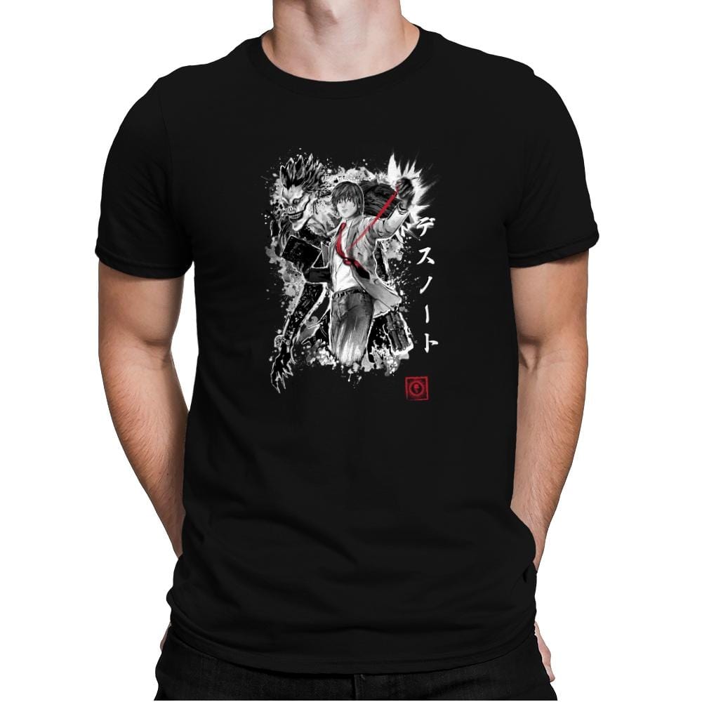 God of the New World - Sumi Ink Wars - Mens Premium T-Shirts RIPT Apparel Small / Black