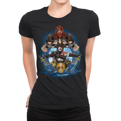 God of War Ragnarok - Womens Premium T-Shirts RIPT Apparel Small / Black
