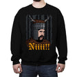 God, Please, NI! - Crew Neck Sweatshirt Crew Neck Sweatshirt RIPT Apparel Small / Black