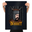 God, Please, NI! - Prints Posters RIPT Apparel 18x24 / Black