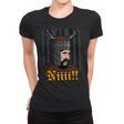 God, Please, NI! - Womens Premium T-Shirts RIPT Apparel Small / Black