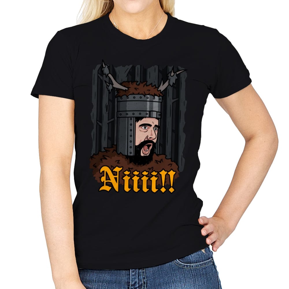 God, Please, NI! - Womens T-Shirts RIPT Apparel Small / Black