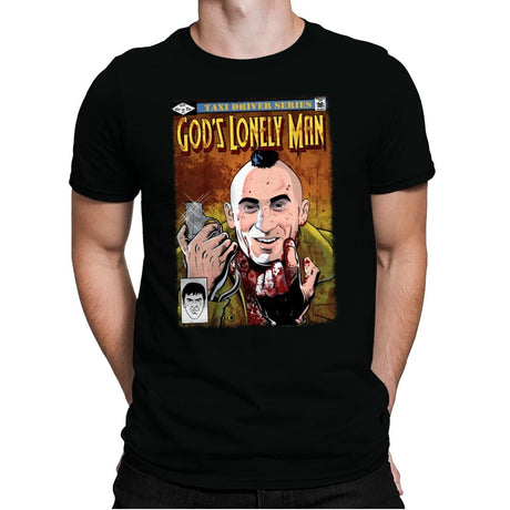 God´s Lonely Man - Mens Premium T-Shirts RIPT Apparel Small / Black