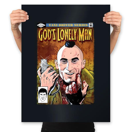 God´s Lonely Man - Prints Posters RIPT Apparel 18x24 / Black