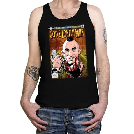 God´s Lonely Man - Tanktop Tanktop RIPT Apparel X-Small / Black
