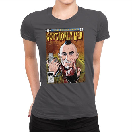 God´s Lonely Man - Womens Premium T-Shirts RIPT Apparel Small / Heavy Metal