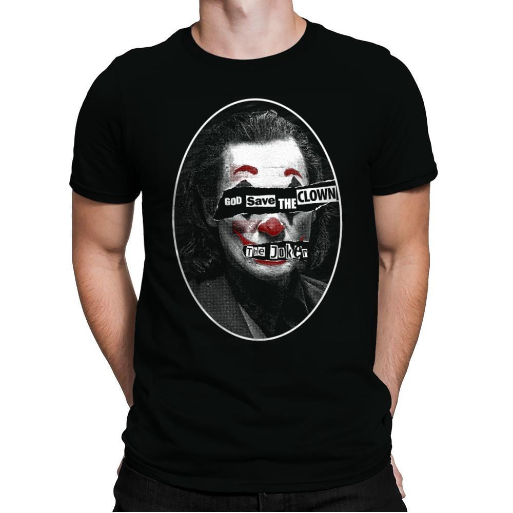 God Save The Clown - Mens Premium T-Shirts RIPT Apparel Small / Black