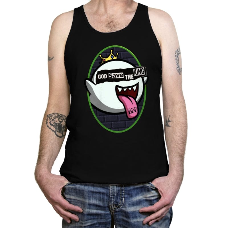 God Save the King - Tanktop Tanktop RIPT Apparel X-Small / Black