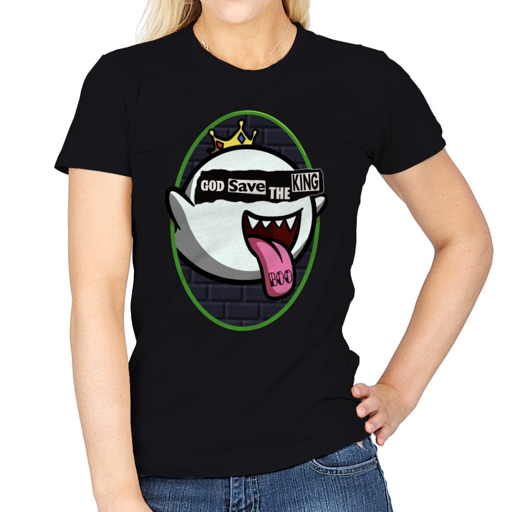 God Save the King - Womens T-Shirts RIPT Apparel Small / Black