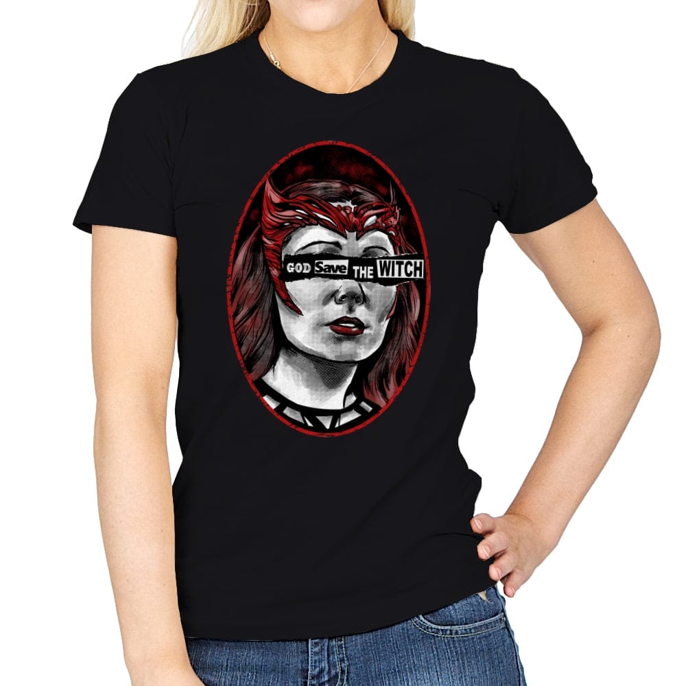 God Save the Witch - Womens T-Shirts RIPT Apparel Small / Black