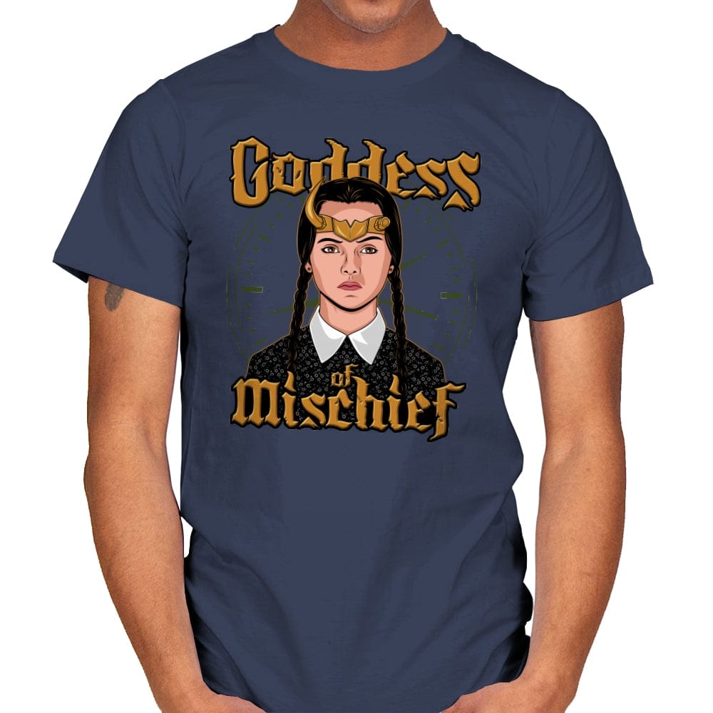 Goddess of Mischief - Mens T-Shirts RIPT Apparel Small / Navy