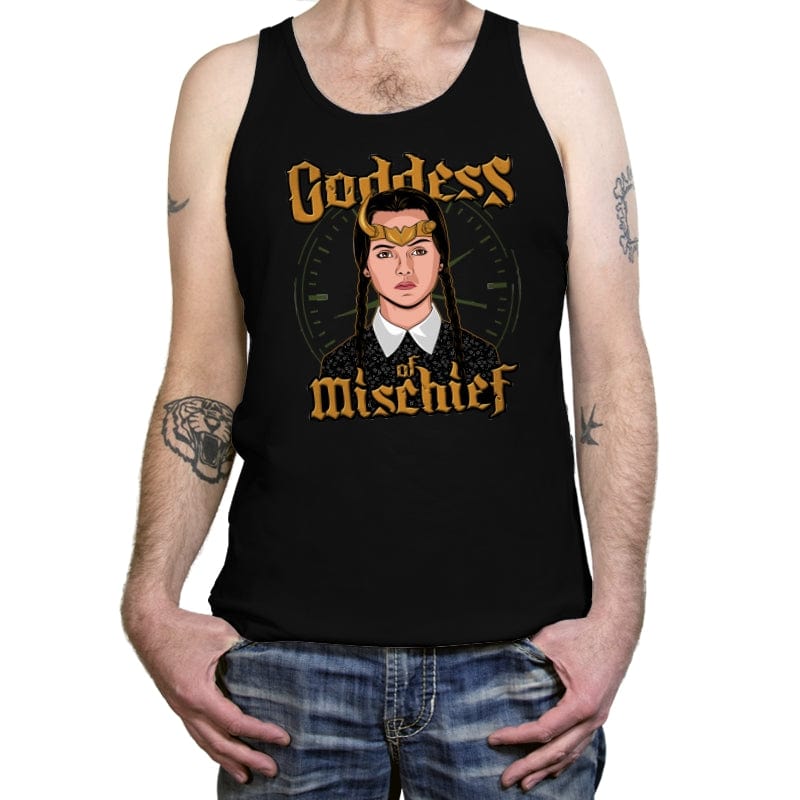 Goddess of Mischief - Tanktop Tanktop RIPT Apparel X-Small / Black