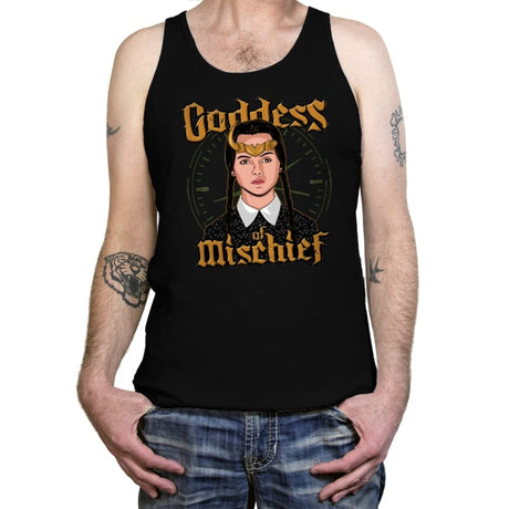 Goddess of Mischief - Tanktop Tanktop RIPT Apparel X-Small / Black