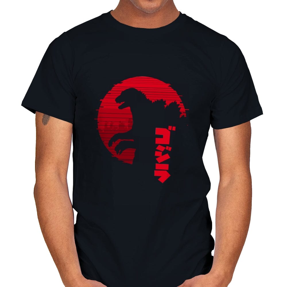 Godzilla - King of the Monsters - Mens T-Shirts RIPT Apparel Small / Black