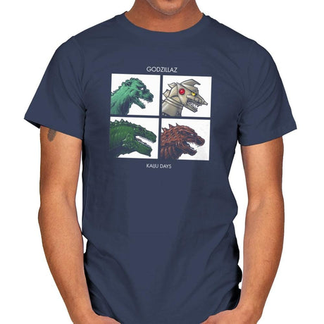 Godzillaz - Kaiju Days Exclusive - Mens T-Shirts RIPT Apparel Small / Navy