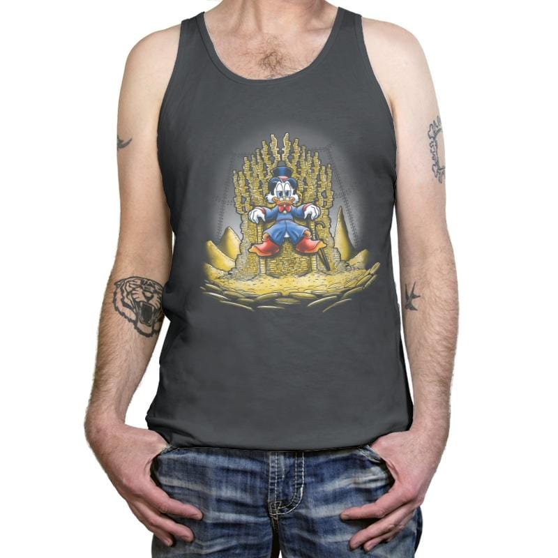 Gold Throne - Tanktop Tanktop RIPT Apparel X-Small / Asphalt