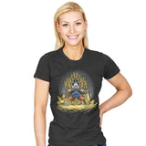 Gold Throne - Womens T-Shirts RIPT Apparel Small / Charcoal