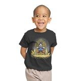 Gold Throne - Youth T-Shirts RIPT Apparel X-small / Charcoal