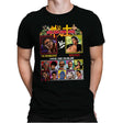 Goldblum Axe - Retro Fighter Series - Mens Premium T-Shirts RIPT Apparel Small / Black