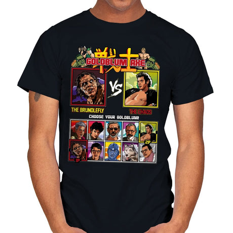 Goldblum Axe - Retro Fighter Series - Mens T-Shirts RIPT Apparel Small / Black