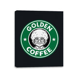 Golden Coffee - Canvas Wraps Canvas Wraps RIPT Apparel 11x14 / Black