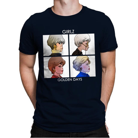 Golden Dayz - Best Seller - Mens Premium T-Shirts RIPT Apparel Small / Midnight Navy