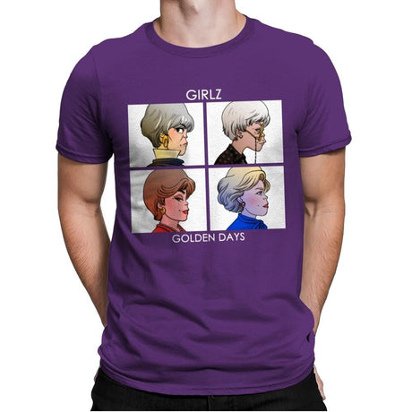 Golden Dayz - Best Seller - Mens Premium T-Shirts RIPT Apparel Small / Purple Rush