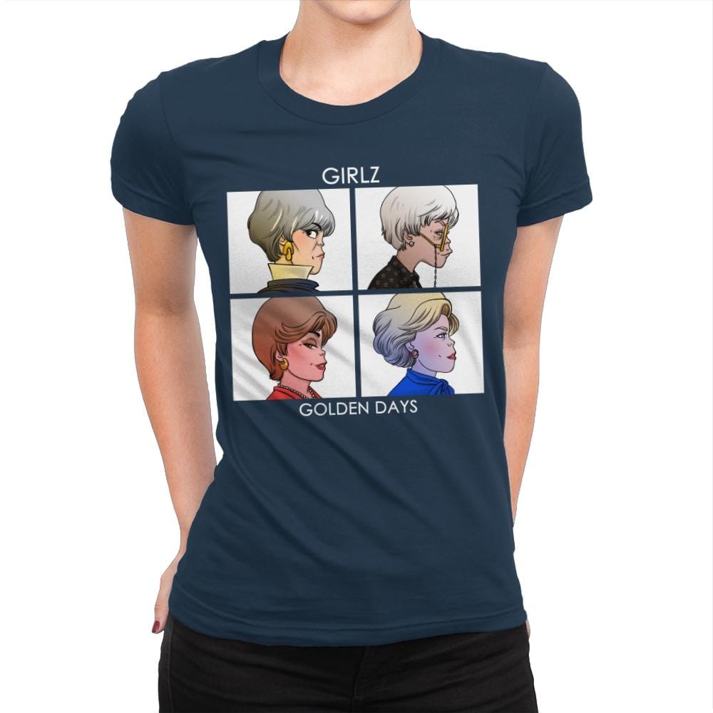 Golden Dayz - Best Seller - Womens Premium T-Shirts RIPT Apparel Small / Midnight Navy