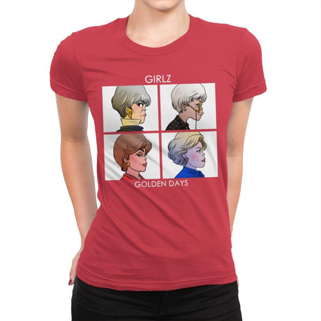 Golden Dayz - Best Seller - Womens Premium T-Shirts RIPT Apparel Small / Red