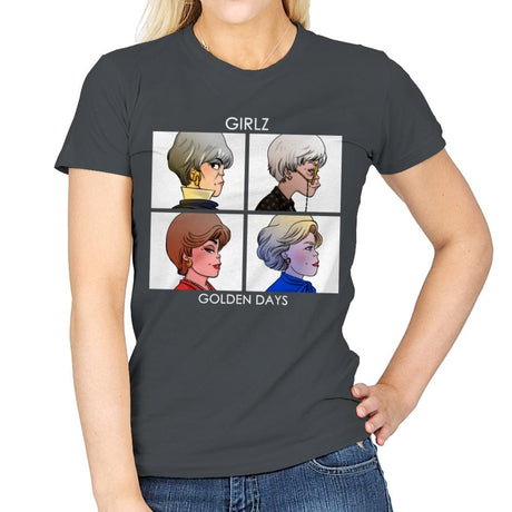 Golden Dayz - Best Seller - Womens T-Shirts RIPT Apparel Small / Charcoal