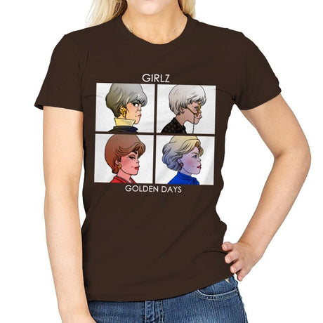 Golden Dayz - Best Seller - Womens T-Shirts RIPT Apparel Small / Dark Chocolate