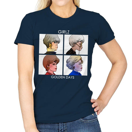 Golden Dayz - Best Seller - Womens T-Shirts RIPT Apparel Small / Navy