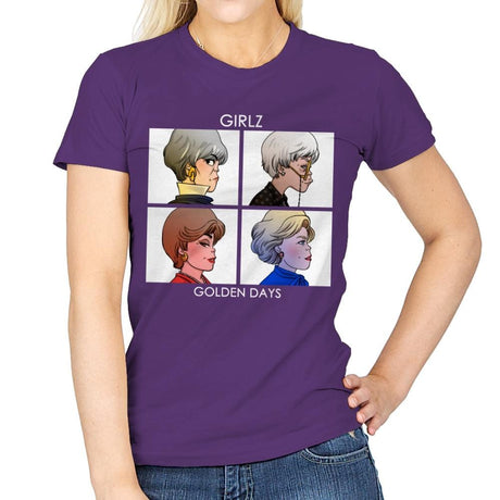 Golden Dayz - Best Seller - Womens T-Shirts RIPT Apparel Small / Purple