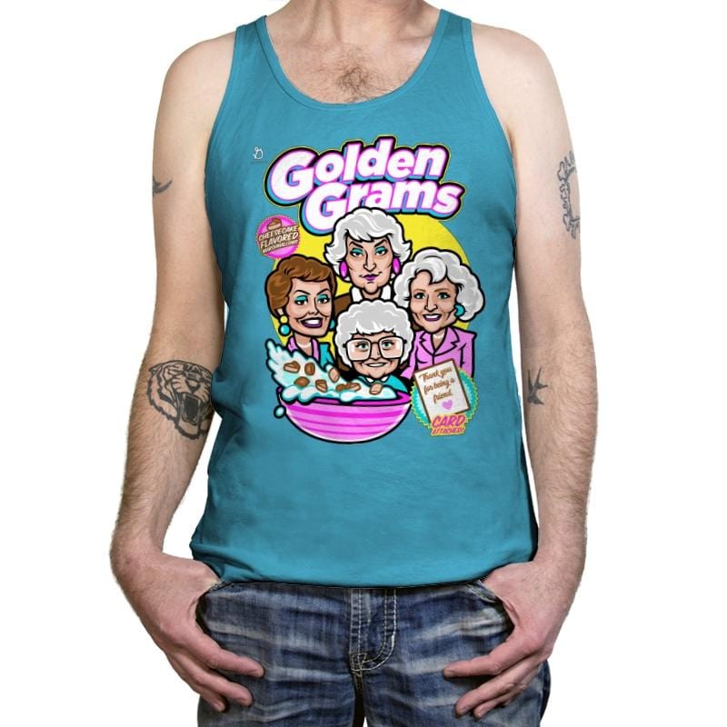 Golden Grams - Tanktop Tanktop RIPT Apparel