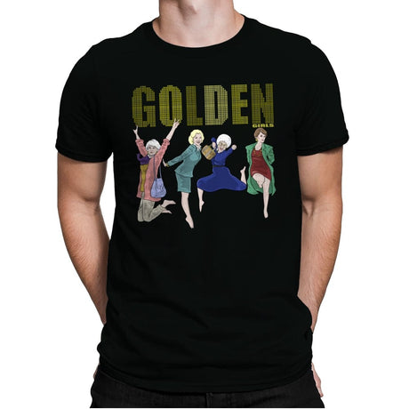 Golden - Mens Premium T-Shirts RIPT Apparel Small / Black