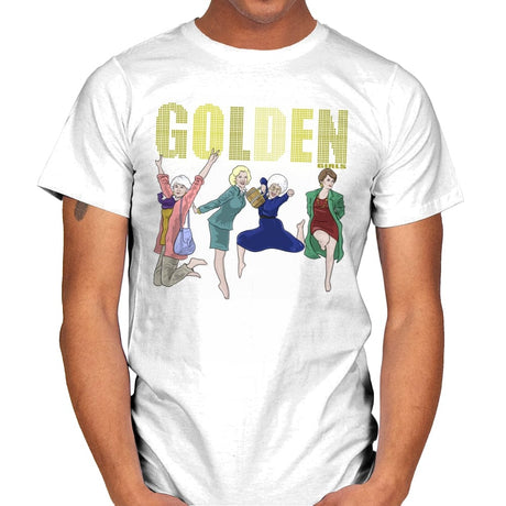 Golden - Mens T-Shirts RIPT Apparel Small / White