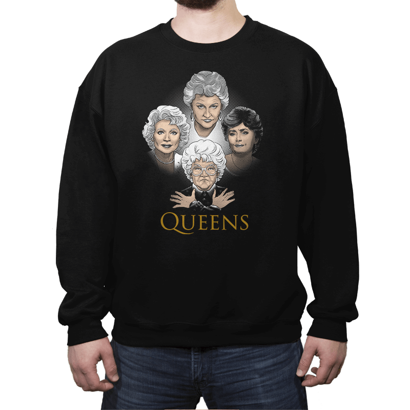 Golden Queens - Crew Neck Sweatshirt Crew Neck Sweatshirt RIPT Apparel
